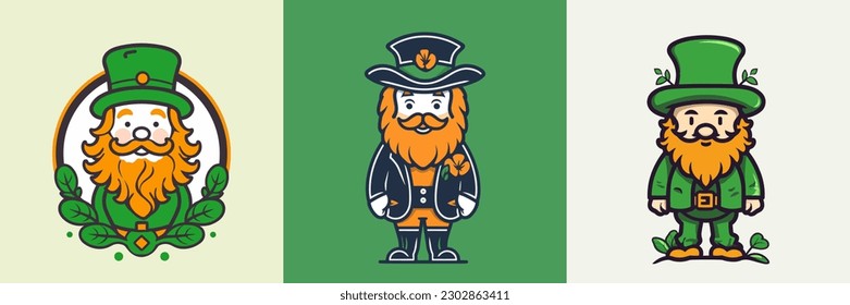 With its playful and adorable style, this kawaii Leprechaun cartoon illustration is sure to delight anyone who sees it.