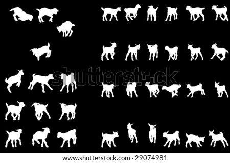 Free Free 312 Svg Jumping Baby Goat Silhouette SVG PNG EPS DXF File