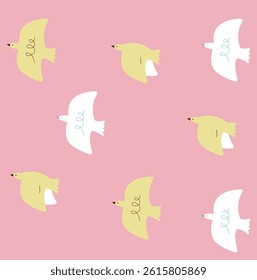 playful background image with cute little birds