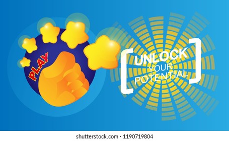 playful background for space or kids event. vector illustration.