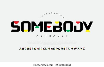 Playful and bold multicolor display font ideal for children�s projects, headlines, and branding