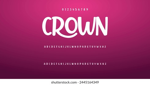 Playful cartoon Font, funky typeface for joyful brings life designs like children's artwork, birthday invitations, playful branding, and carnival typography. Vector typeset