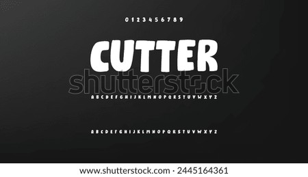 Playful cartoon Font, funky typeface for joyful brings life designs like children's artwork, birthday invitations, playful branding, and carnival typography. Vector typeset