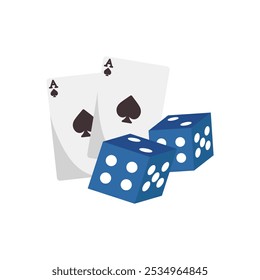 Ilustração de casino lúdico - 01
