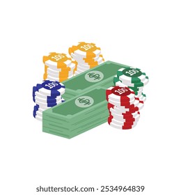 Playful Casino Illustration - 02