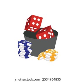Playful Casino Illustration - 03