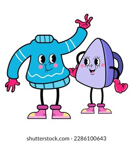 Playful and Charming Cartoon Character Illustration