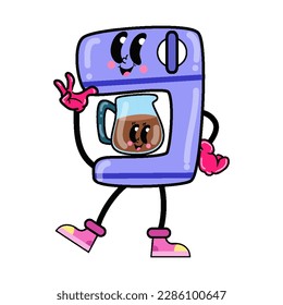 Playful and Charming Cartoon Character Illustration