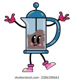 Playful and Charming Cartoon Character Illustration