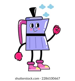 Playful and Charming Cartoon Character Illustration