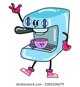 Playful and Charming Cartoon Character Illustration