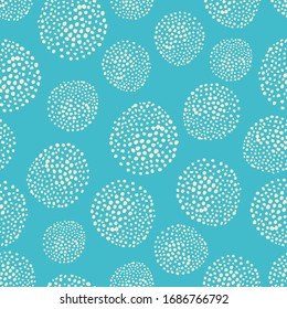 Playful circular organic dots perfect for backgrounds, stationary, packaging, home, party etc