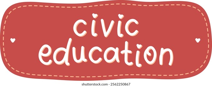 Playful Civic Education Subjects Illustration Design