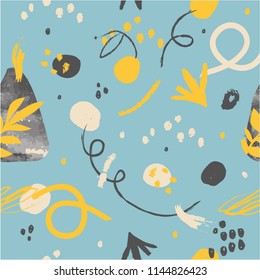 Playful colorful abstract pattern.
