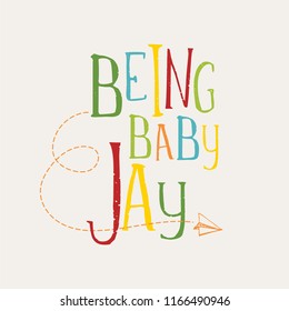 Playful and colorful logo vector for kids