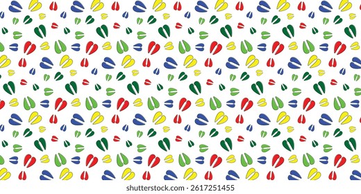 playful and colorful seamless pattern with giraffe footprints for textile, wallpaper, fabric and other. animal footprint background