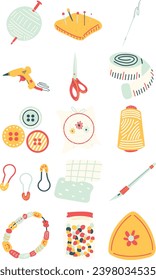 Playful Craft and Art Essentials Illustration Set