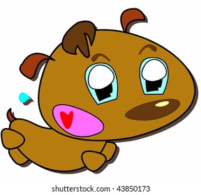 'Playful dog'