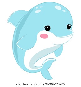playful dolphin jumping in the ocean, symbolizing summer fun, freedom, and marine adventure.