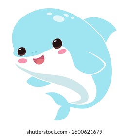 playful dolphin jumping in the ocean, symbolizing summer fun, freedom, and marine adventure.
