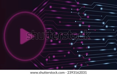 Playful and dynamic, this 'Play' illustration background features vibrant design elements, adding a touch of creativity and energy to your projects.