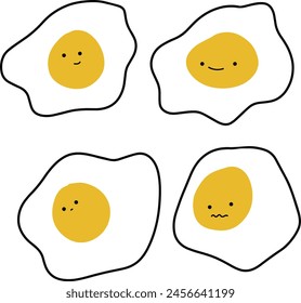 Playful Egg Characters with Different Emotions | Creative Projects