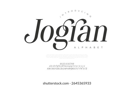 Jogue elegante fonte serif com um toque de toque caprichoso, perfeito para temas editoriais e beleza