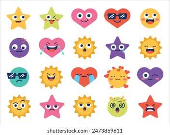 Playful Emoji Vector Set Collection