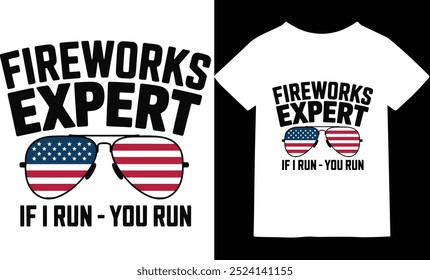 A playful and eye-catching design featuring a bold, stylized font for the phrase. A vibrant image of fireworks exploding in the background adds a dynamic element. The text is in a contrasting color, e