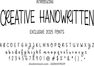 Playful Handwritten Script Font for Kids and Fun Designs 2025 Release