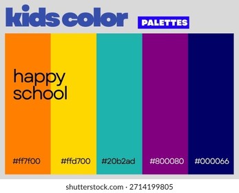 Armonía lúdica diseñada para niños que muestran una paleta equilibrada alegre que inspira imaginación creatividad y aprendizaje divertido todos los días