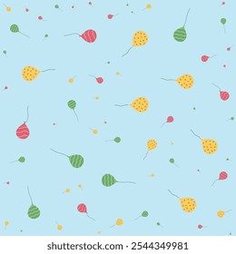 Playful holiday pattern featuring colorful gift-laden sleighs and reindeer silhouettes against a light background, perfect for festive wrapping, holiday cards, and winter-themed projects.