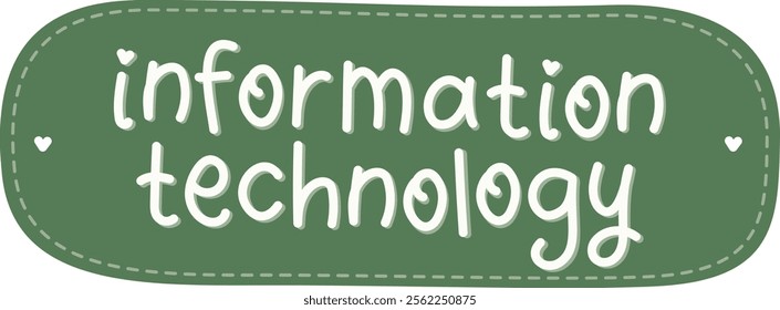 Playful Information Technology Subjects Illustration Design