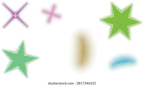 A playful isolated vector illustration featuring bright stars and a hot dog, perfect for food, party, or fun-themed designs.