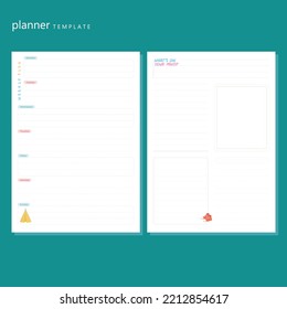 The playful journal planner template