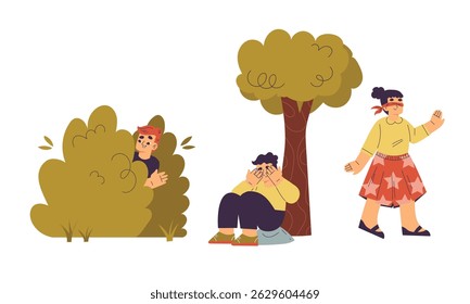 A Playful and Joyful Scene in Nature Featuring Three Unique and Charming Characters