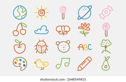 Playful Kids Wall Painting Graphic Pack
