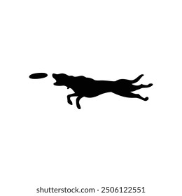 From playful leaps to impressive catches, the Frisbee dog silhouette encapsulates the excitement and entertainment of this beloved sport, celebrating the boundless enthusiasm of our furry friends.	