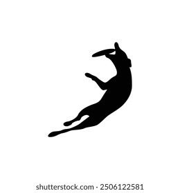 From playful leaps to impressive catches, the Frisbee dog silhouette encapsulates the excitement and entertainment of this beloved sport, celebrating the boundless enthusiasm of our furry friends.	