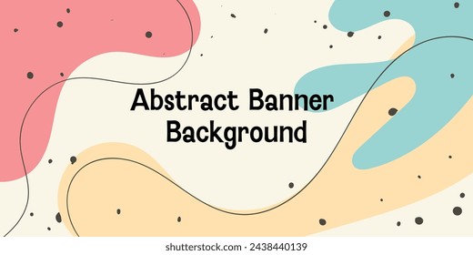 Playful line abstract background. Vector illustration