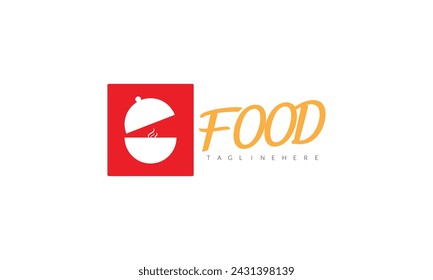 A playful logo with bold typography and a orange, evoking comfort food.