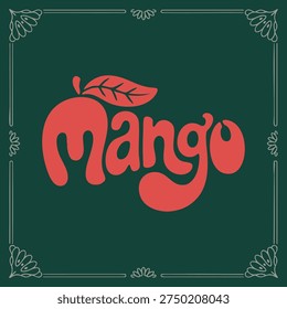 Playful logo design featuring the mango