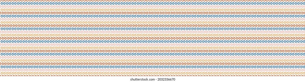 Playful matisse style cut out shape border. Seamless modern scandi collage style edging for retro kids trim. Trendy whimsical geometric kid stationery header in repeatable vector stripe.