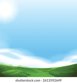 Playful and Minimalistic Tree with Branches Vector Illustration 