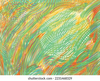 Playful multicolored vector background isolated. Colorful wallpaper template for website or social media post, poster, brochure, and other purposes. Template with copy space or negative space.