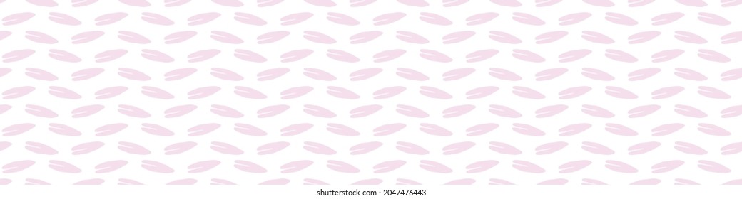 Playful neon floral seamless vector border. Colorful bold flowers in retro silhouette style. Hand drawn whimsical doodle banner. For natural modern edging. 