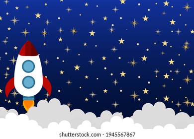 playful outer space background vector design 