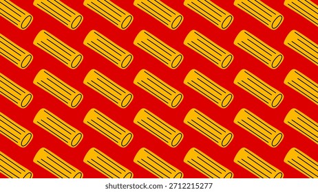 Padrão de massa divertida com formas de macarrão misturado, vibração italiana encantadora e cozinha aconchegante estética, perfeito para design têxtil, de embalagem ou menu