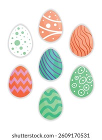 Playful Patterned Easter Egg Set
