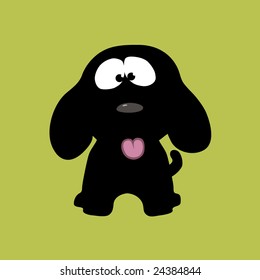 Playful Puppy Vector